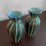 Pair of Italian Mid Century Modern Art Pottery Vases