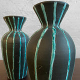 Pair of Italian Mid Century Modern Art Pottery Vases
