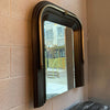 Neoclassical Cast Iron and Brass Wall Mirror