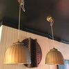 Antique Gold X-Ray Mercury Glass Pendant Lights