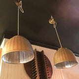 Antique Gold X-Ray Mercury Glass Pendant Lights