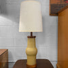 Mid Century Modern Tan Art Pottery Table Lamp By Gordon Martz