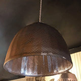 Antique Gold X-Ray Mercury Glass Pendant Lights