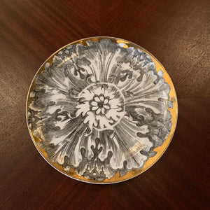 Decorative Italian Gilt Plate By Bucciarelli