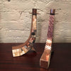 Mosaic Copper Candle Holders