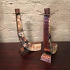 Mosaic Copper Candle Holders