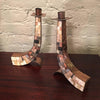 Mosaic Copper Candle Holders