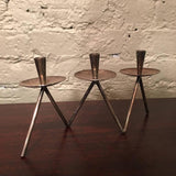 Danish Brass Candle Holder