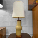 Mid Century Modern Tan Art Pottery Table Lamp By Gordon Martz