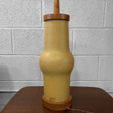 Mid Century Modern Tan Art Pottery Table Lamp By Gordon Martz