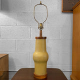 Mid Century Modern Tan Art Pottery Table Lamp By Gordon Martz