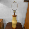 Mid Century Modern Tan Art Pottery Table Lamp By Gordon Martz