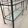 Iron and Glass Etagere