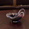 Art Glass "Coquille" Dish By Paul Kedelv For Flygsfors