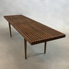 Mel Smilow Slat Walnut Coffee Table