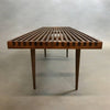 Mel Smilow Slat Walnut Coffee Table