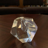 Faceted Crystal "Orchid" Bud Vase By Timo Sarpaneva For littala, Finland