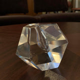 Faceted Crystal "Orchid" Bud Vase By Timo Sarpaneva For littala, Finland