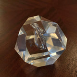 Faceted Crystal "Orchid" Bud Vase By Timo Sarpaneva For littala, Finland