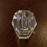 Faceted Crystal "Orchid" Bud Vase By Timo Sarpaneva For littala, Finland