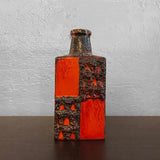 Tall Fat Lava Vase By Scheurich Keramik, West Germany
