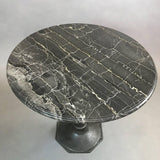 Black Marble Bistro Table