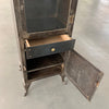 Industrial Brushed Steel Single Apothecary Cabinet