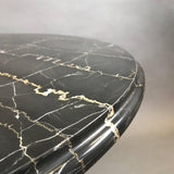 Black Marble Bistro Table