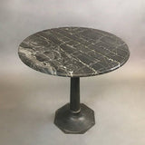 Black Marble Bistro Table