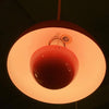 Verner Panton Orange Flower Pot Pendant Light, Louis Poulsen