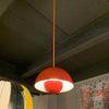 Verner Panton Orange Flower Pot Pendant Light, Louis Poulsen