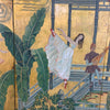 Pair of Hollywood Regency Chinoiserie Door Panel Paintings