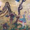 Pair of Hollywood Regency Chinoiserie Door Panel Paintings