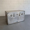 Large Industrial Aluminum Military Trunk