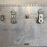 Large Industrial Aluminum Military Trunk