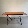 Antique Industrial Adjustable Drafting Table By J.G. & J.N. Alexander, 1894