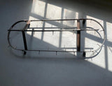 Large Industrial Brushed Steel Kitchen Utility Pot Rack