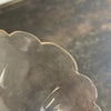 Early 20th Century Industrial Brass And Glass Wall Sconce Light