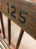Antique Oak Folding Gym Bench