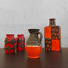 Tall Fat Lava Vase By Scheurich Keramik, West Germany
