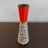 Fat Lava Tapered Art Pottery Vase By Scheurich Keramik