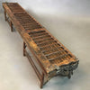 Antique Oak Folding Gym Bench