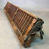 Antique Oak Folding Gym Bench