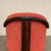 Upholstered Barrel Club Chair Attributed to Harvey Probber
