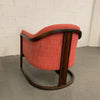 Upholstered Barrel Club Chair Attributed to Harvey Probber