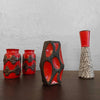 Pair Of Fat Lava Vases By Scheurich Keramik