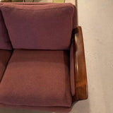 Danish Modern Rosewood Framed Upholstered Sofa by Hans Olsen, Vatne, Norway