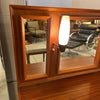 Scandinavian Modern Teak Vanity With Light
