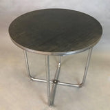 Gilbert Rohde Chrome Table