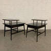 Paul McCobb For Planner Group Ebonized Step End Tables